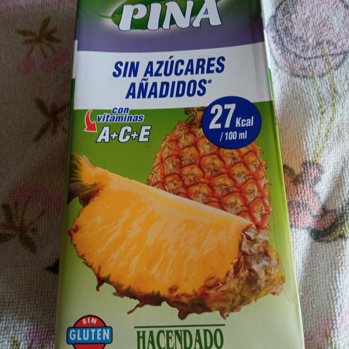 Zumo de piña sin azúcares from Hacendado - Vegan Product Reviews ...
