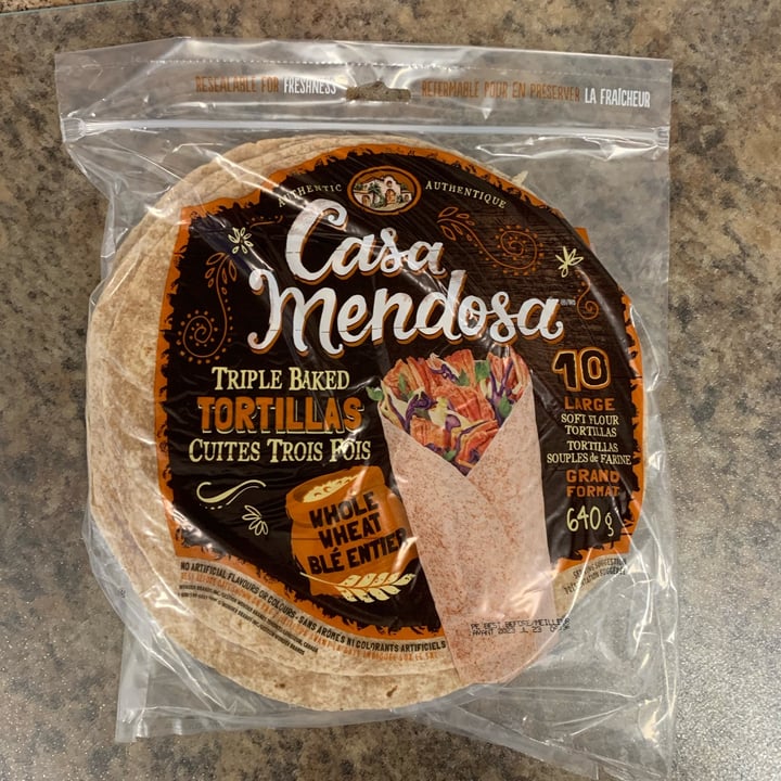 photo of Casa Mendosa Triple Baked Tortillas - Whole Wheat shared by @louisg on  06 Jul 2023 - review