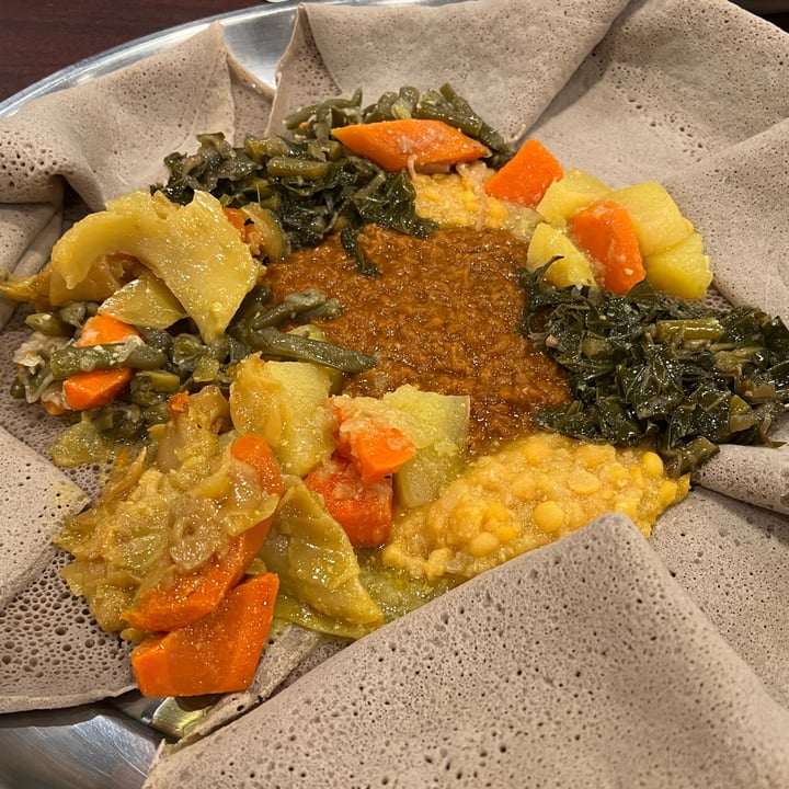 photo of Nafkot Ethiopian Restaurant Nafkot vegetarian combo shared by @orangeash on  10 Feb 2023 - review