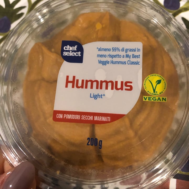 photo of Chef Select Hummus Light Con Pomodori Secchi Marinati shared by @seitansistah on  04 Feb 2023 - review