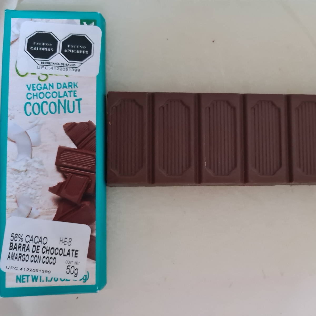 Organics Vegan Coconut Dark Chocolate Bar Reviews | abillion