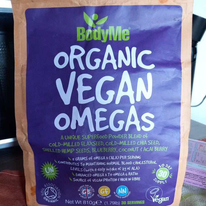 photo of Bodyme organic vegan omegas shared by @fabimico on  02 Jul 2023 - review