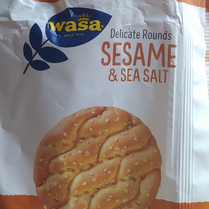 photo of Wasa Delicate rounds sesame e sea salt shared by @nyna on  11 Jun 2023 - review