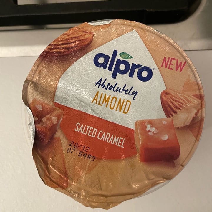 photo of Alpro Absolutely almond salted caramel shared by @frasabb on  01 Jan 2023 - review