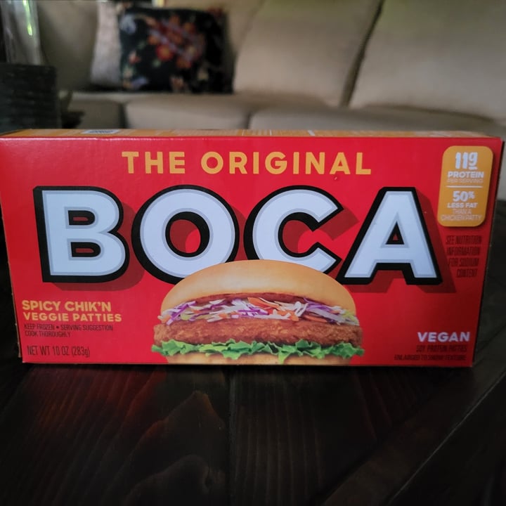 photo of BOCA Spicy Chik’n Veggie Patties shared by @acastillon on  08 Apr 2023 - review