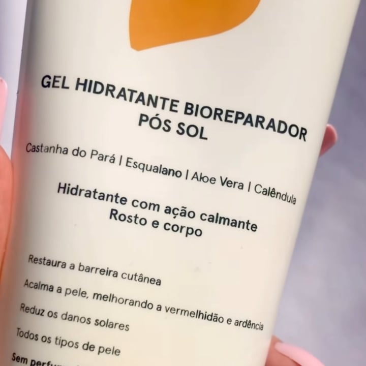 photo of Noviole Hidratante Bioreparador Pós Sol shared by @claraperoroni on  12 Jan 2023 - review