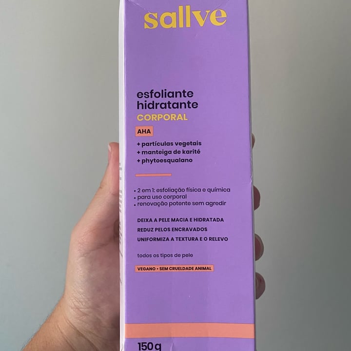 photo of Sallve Esfoliante hidratante corporal shared by @alvchiminazzo on  25 May 2023 - review