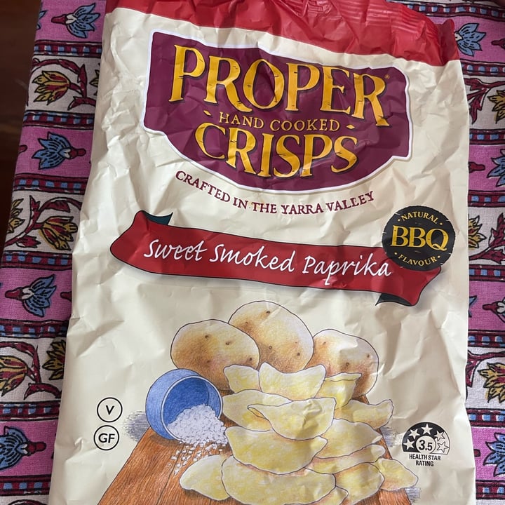 photo of Proper Crisps Sweet Smoked Paprika shared by @sachaz on  08 Jan 2023 - review