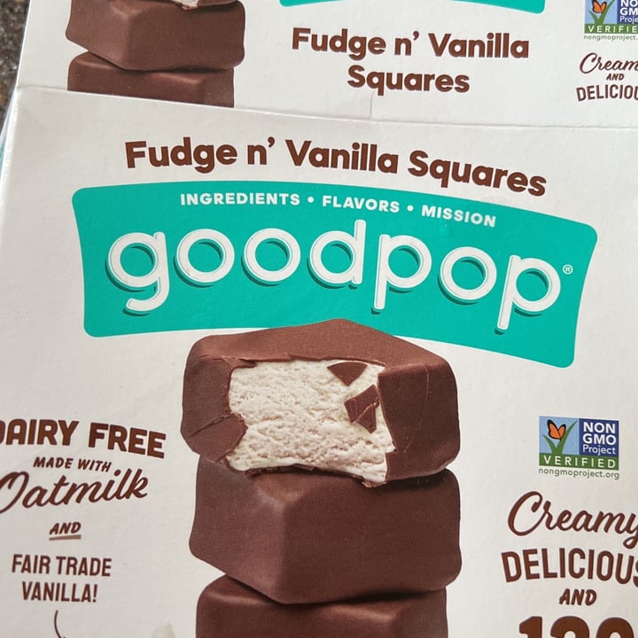 photo of Goodpop Fudge and vanilla squares shared by @courtmaloney on  01 Jun 2023 - review