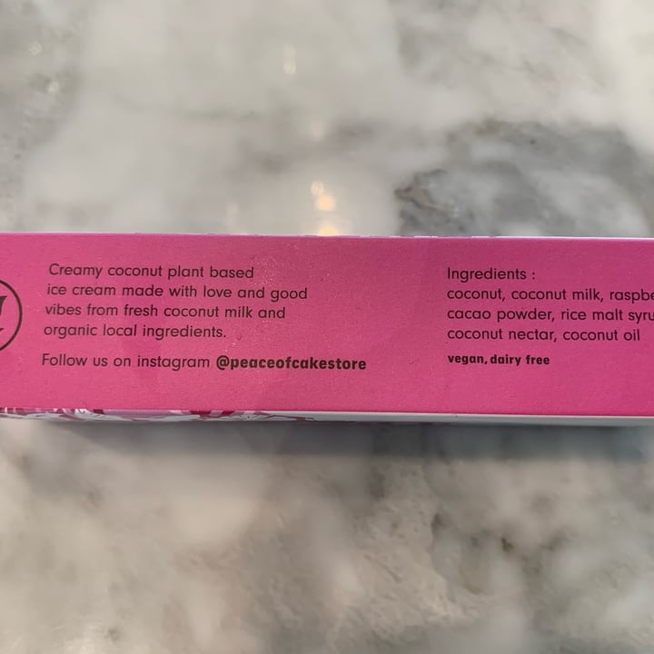 photo of Peace pops Coconut Raspberry shared by @vale-ntina on  03 Aug 2023 - review