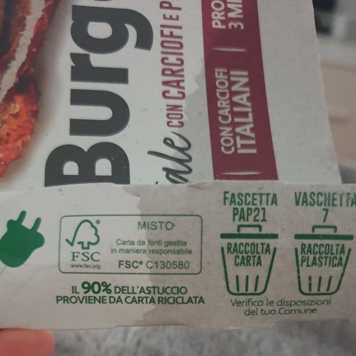 photo of Kioene Burger ai carciofi e pomodori secchi shared by @marti91 on  02 May 2023 - review