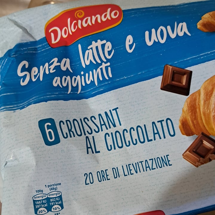 photo of Dolciando Croissant Al Cioccolato Senza latte e uova aggiunti shared by @manuella7 on  22 Jul 2023 - review