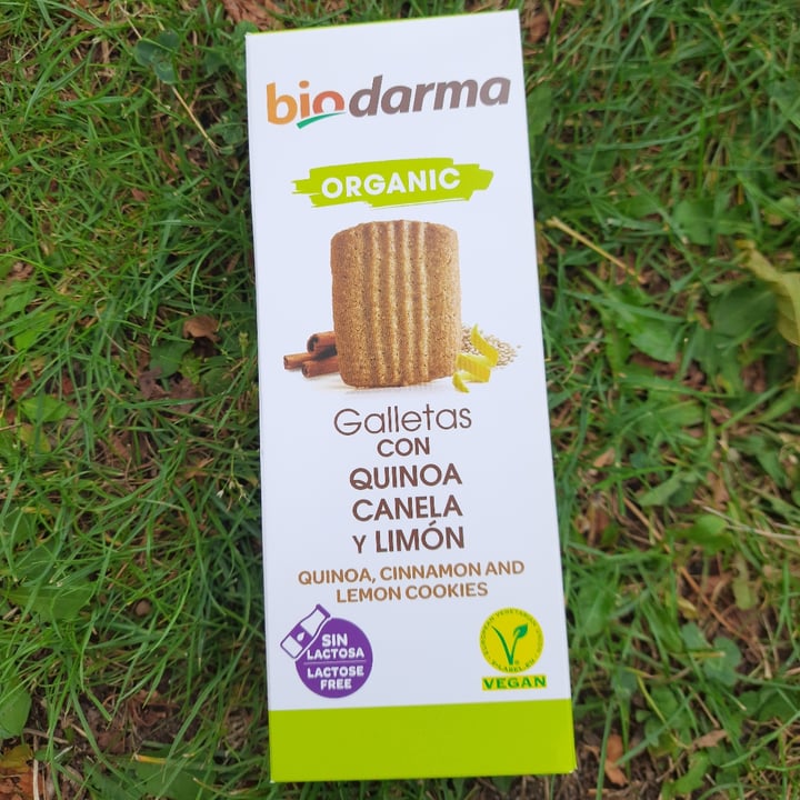 photo of Biodarma Galletas Con Quinoa, Canela Y Limón shared by @itscristinaag on  08 Aug 2023 - review