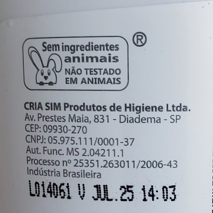 photo of Davene Sabonete Líquido Hidratante Frutas Vermelhas shared by @vrgvegana on  02 Jun 2023 - review