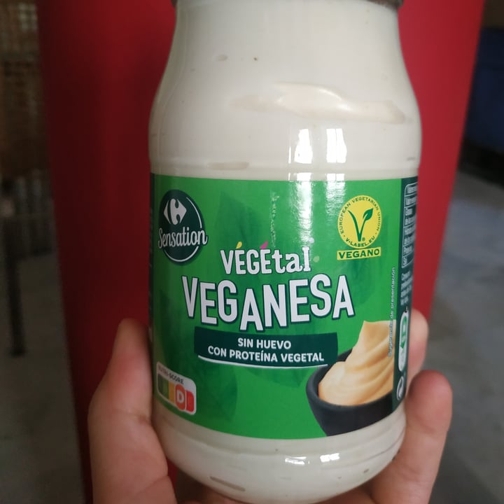 photo of Carrefour Sensation Veganesa shared by @ornitorrincavegana on  21 Jan 2023 - review