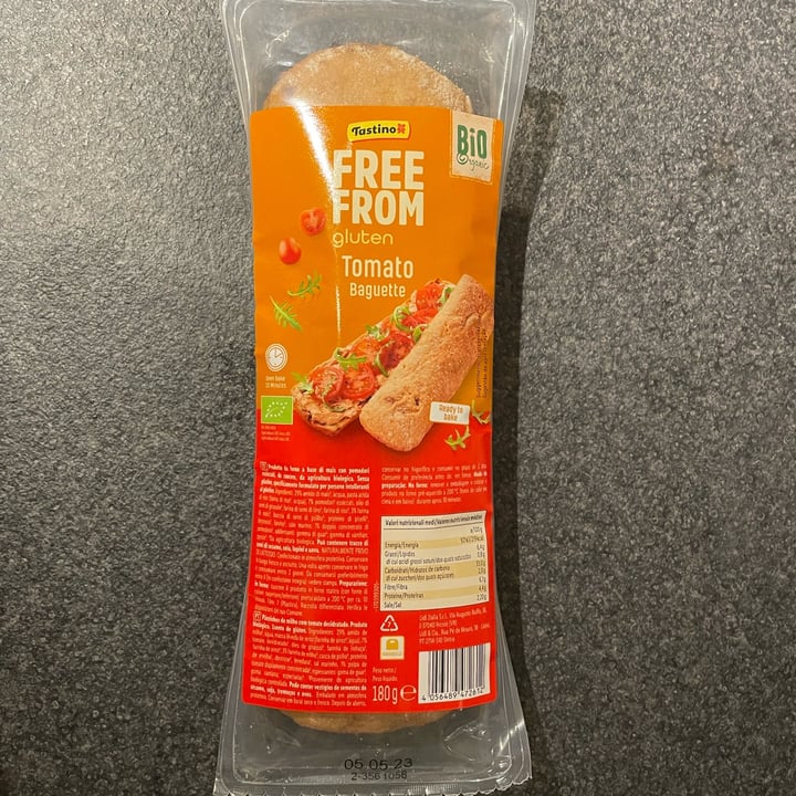 photo of Tastino Tomato Baguette shared by @spesaconpugliaveg on  31 Jan 2023 - review
