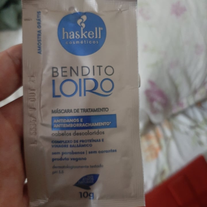 photo of Haskell  bendito loiro mascara de tratamento shared by @betty06 on  23 Feb 2023 - review