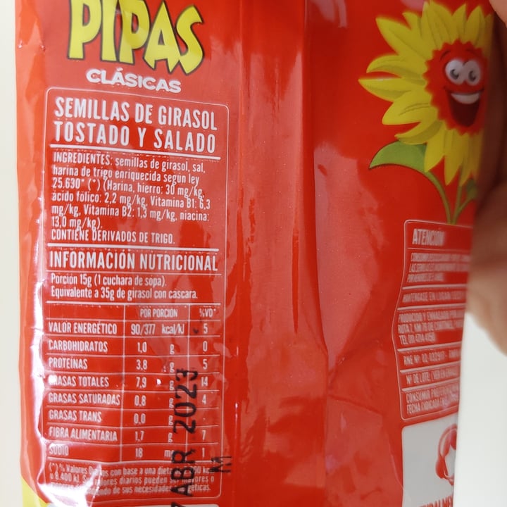 photo of Pipas Semillas de Girasol shared by @flay on  21 Feb 2023 - review