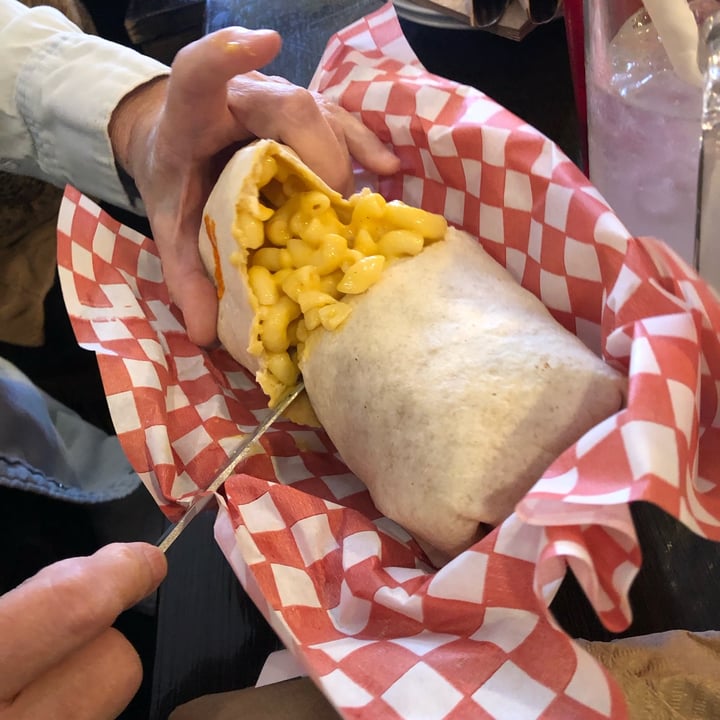 photo of The Hearty Hooligan Mac and Cheese Burrito shared by @sueprozak on  23 Feb 2023 - review