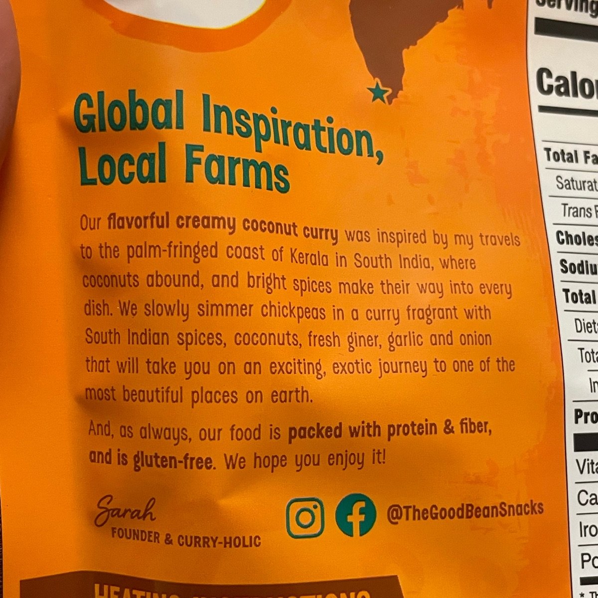 The Good Bean Indian Coconut Curry Chickpeas Reviews abillion