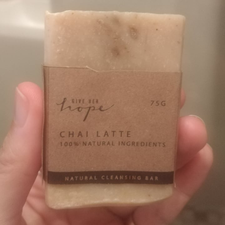 photo of Give Her Hope Chai Latte Cleansing Soap Bar shared by @laurenbettyd on  05 Feb 2023 - review