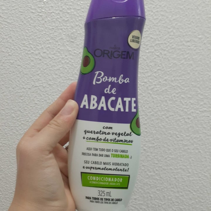 photo of Origem Condicionador Bomba de Abacate shared by @iasminfb on  05 Aug 2023 - review