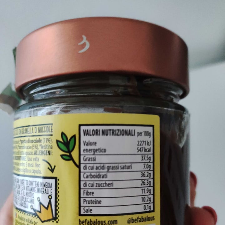 photo of Fabalous Organic Hazelnut and Cocoa Spread shared by @sarahtrombini22 on  19 Apr 2023 - review