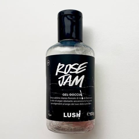 LUSH Fresh Handmade Cosmetics Rose Jam Shower Gel Reviews | abillion