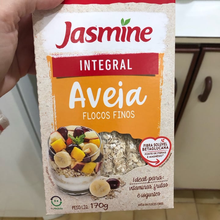 photo of Jasmine  integral Aveia flocos jasmine integral aveia flocos finos shared by @fepsantana on  12 Feb 2023 - review