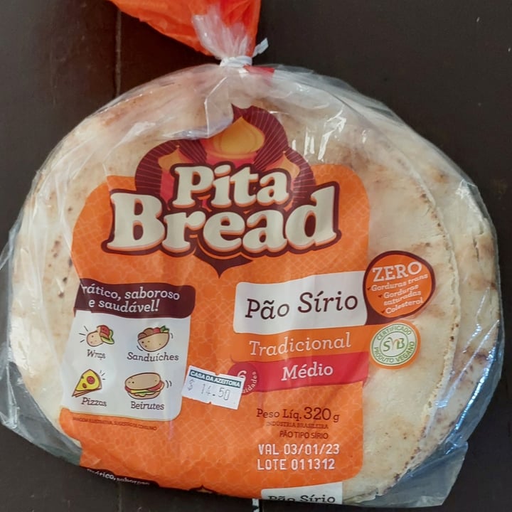 photo of Pita Bread Pão Sírio shared by @primabio on  26 Dec 2022 - review