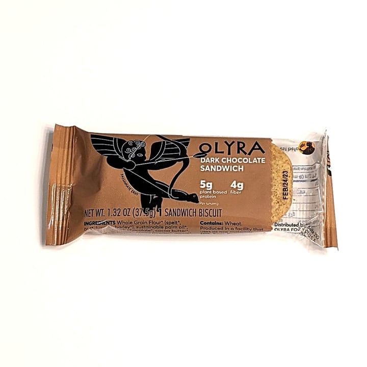 photo of Olyra Dark chocolate sandwich shared by @veggieassassin on  09 May 2023 - review