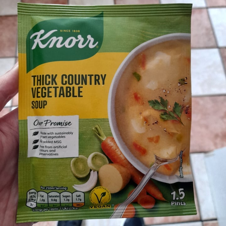 photo of Knorr Thick Vegetables Soup shared by @venerableveganvirtue on  22 May 2023 - review