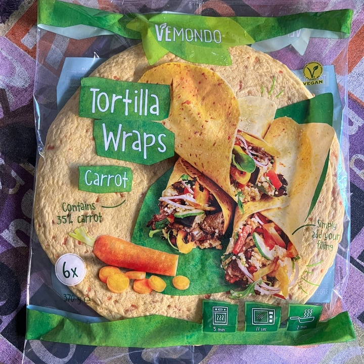 photo of Vemondo Tortilla Wraps Carrot shared by @ale88 on  12 Aug 2023 - review