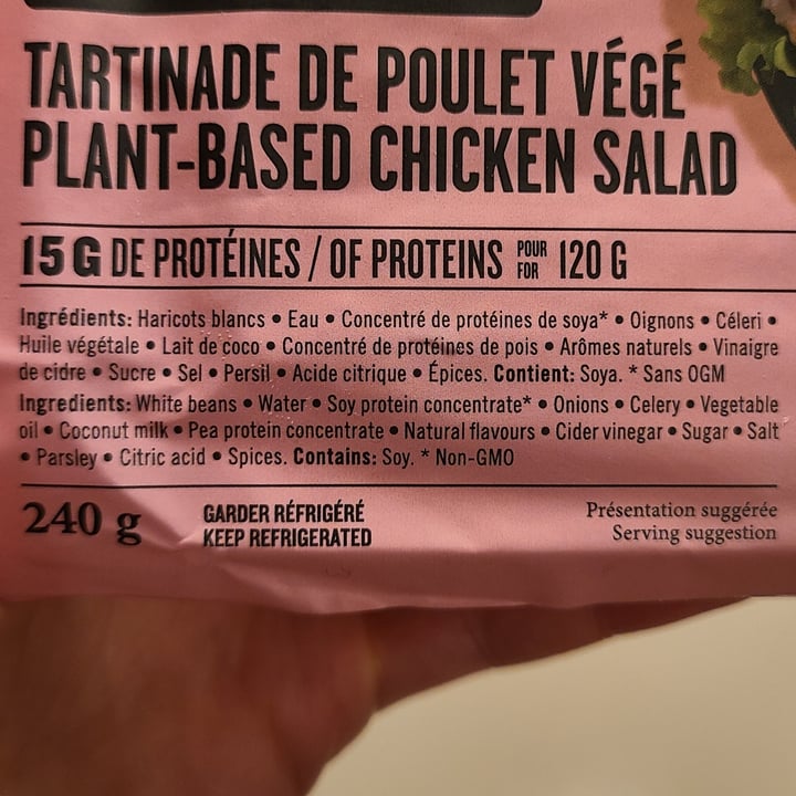 photo of Gusta Plant-Based Chicken Salad shared by @ypfmob on  06 Jul 2023 - review