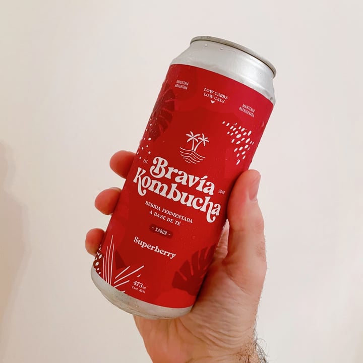 photo of Bravía Kombucha Superberry shared by @franvegg on  02 Aug 2023 - review