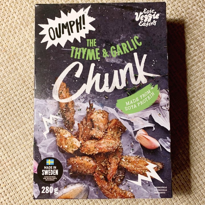photo of Oomph! Thyme & Garlic Chunk shared by @veganhaven on  20 Feb 2023 - review