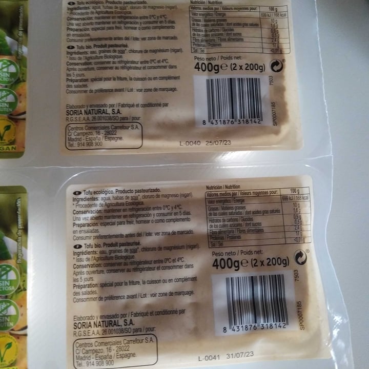 photo of Carrefour Tofu bio shared by @h3lena on  09 Apr 2023 - review