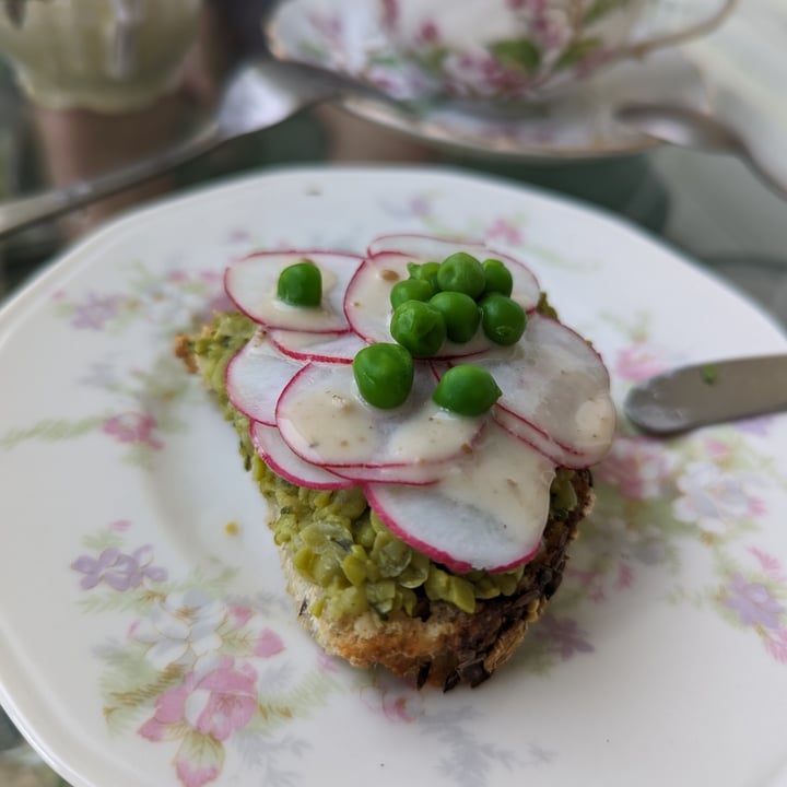 photo of Muir's Tea Room minted pea and radish tea sandwich shared by @regimack on  29 Apr 2023 - review
