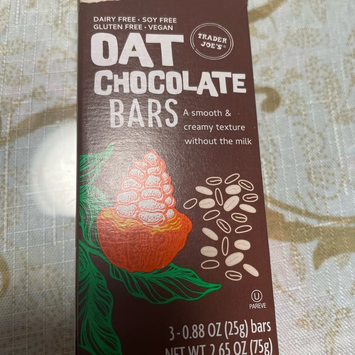 Trader Joe's Oat Chocolate Bars Review abillion
