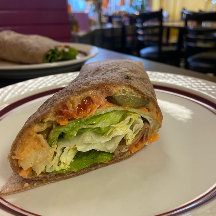 photo of Portia's Cafe Mediterranean Wrap shared by @alanagrace on  21 Feb 2023 - review