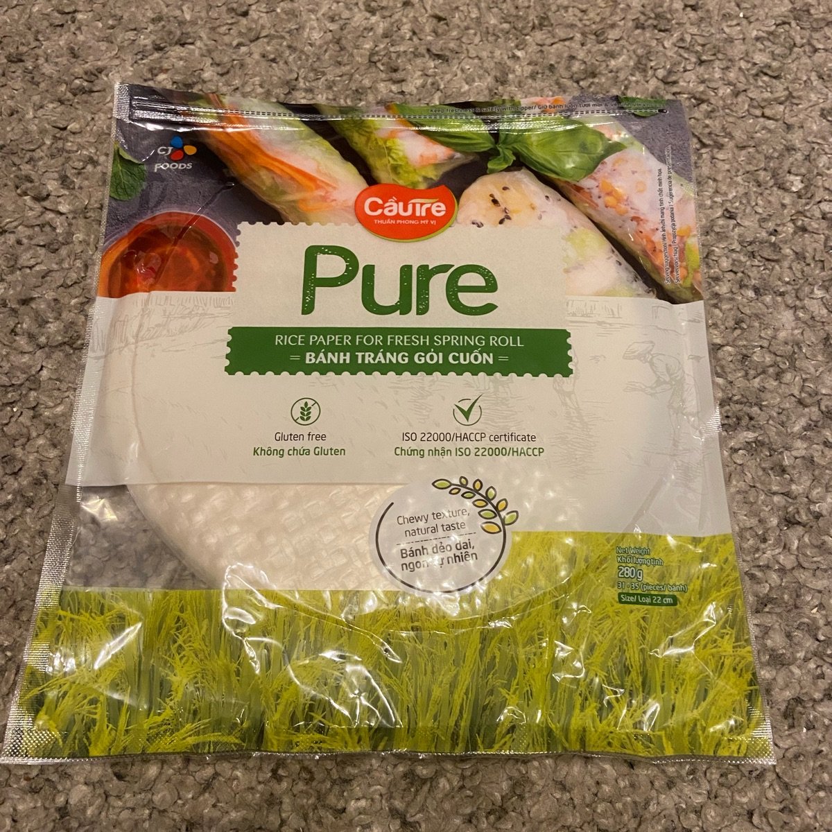 Cau Tre Pure rice paper from Cau Tre Pure - Vegan Product Reviews ...