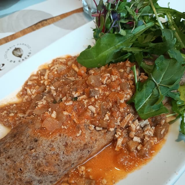 Photo of the dish “Vegan Boloñesa”