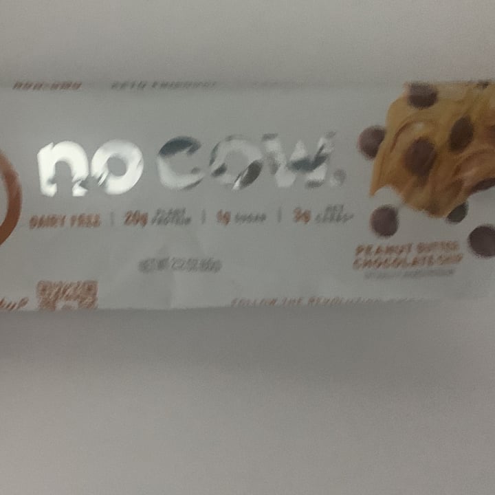 photo of No Cow Peanut Butter Chocolate Chip Bar shared by @sustainablesam on  22 Mar 2023 - review