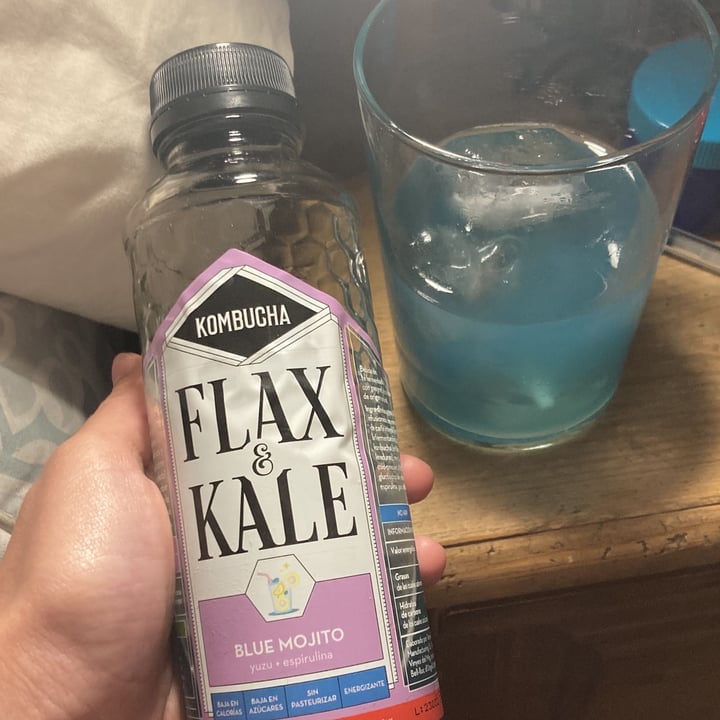 photo of Flax & Kale Kombucha Blue Mojito shared by @artkalis on  06 Mar 2023 - review