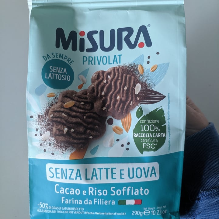 photo of Misura Biscotti Cacao e Riso Soffiato shared by @lauraarual on  03 Feb 2023 - review