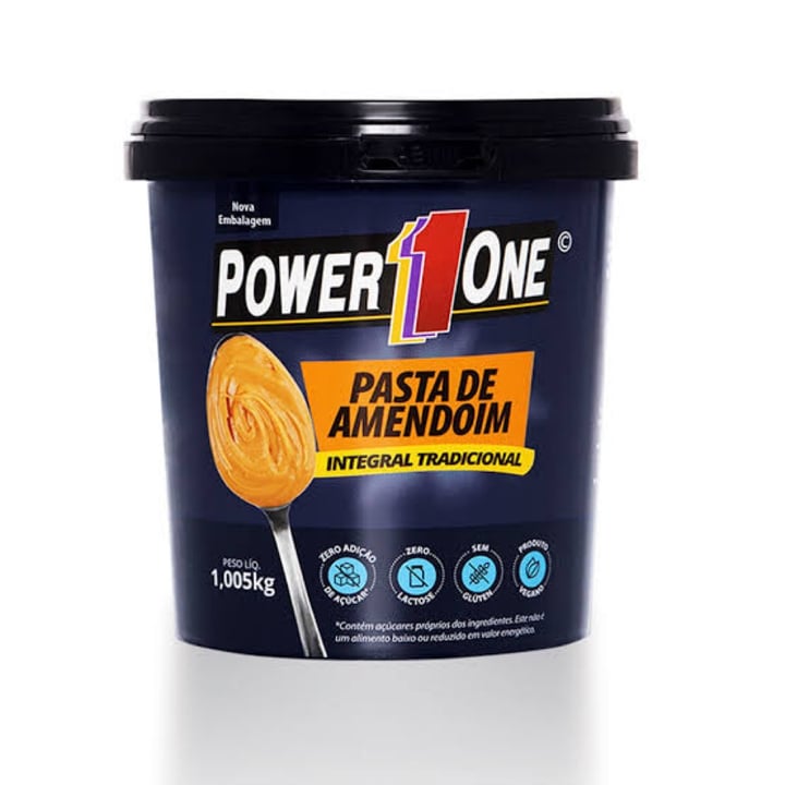 photo of Power One Pasta de Amendoim shared by @mafesantii on  13 May 2023 - review