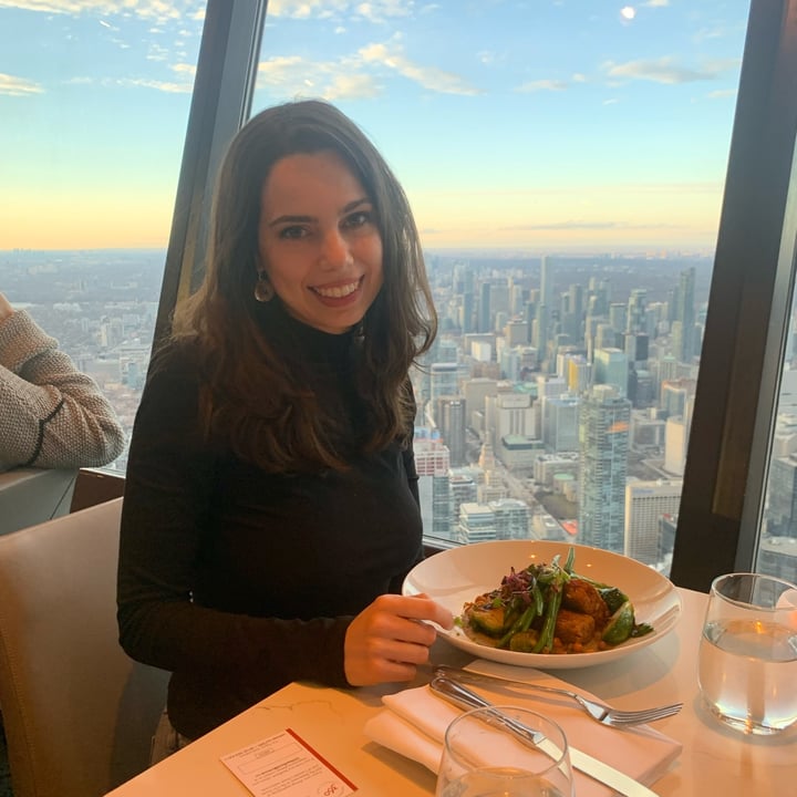 photo of 360 The Restaurant at the CN Tower Chickpea Frites shared by @vegandidsystem on  03 Apr 2023 - review