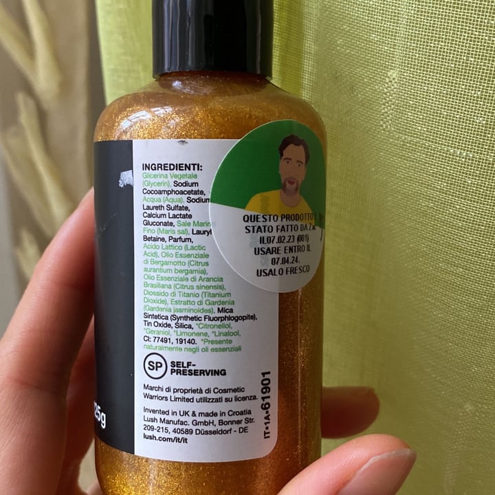 photo of LUSH Fresh Handmade Cosmetics golden egg shower gel shared by @polpetta on  24 Mar 2023 - review