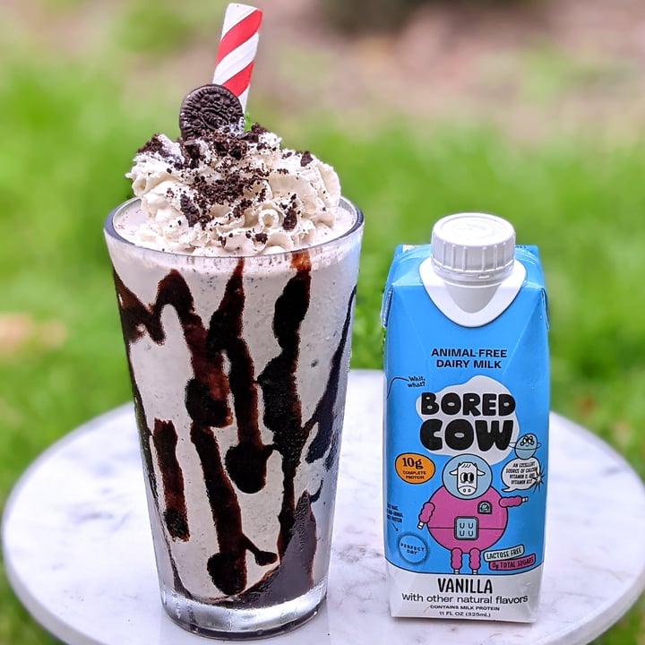photo of bored cow milk vanilla shared by @veggieassassin on  02 Jun 2023 - review