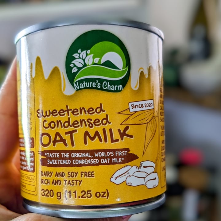 photo of Nature's Charm Condensed Oat Milk shared by @theveganfeast on  26 Jul 2023 - review